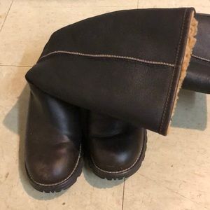 Ugg brown under the knee length boots!